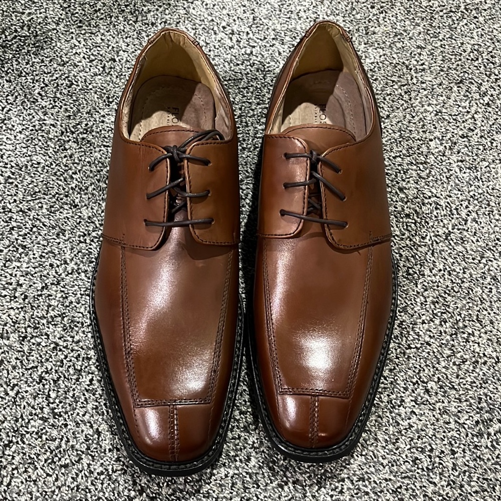 Florsheim brown/cognac dress shoes 12